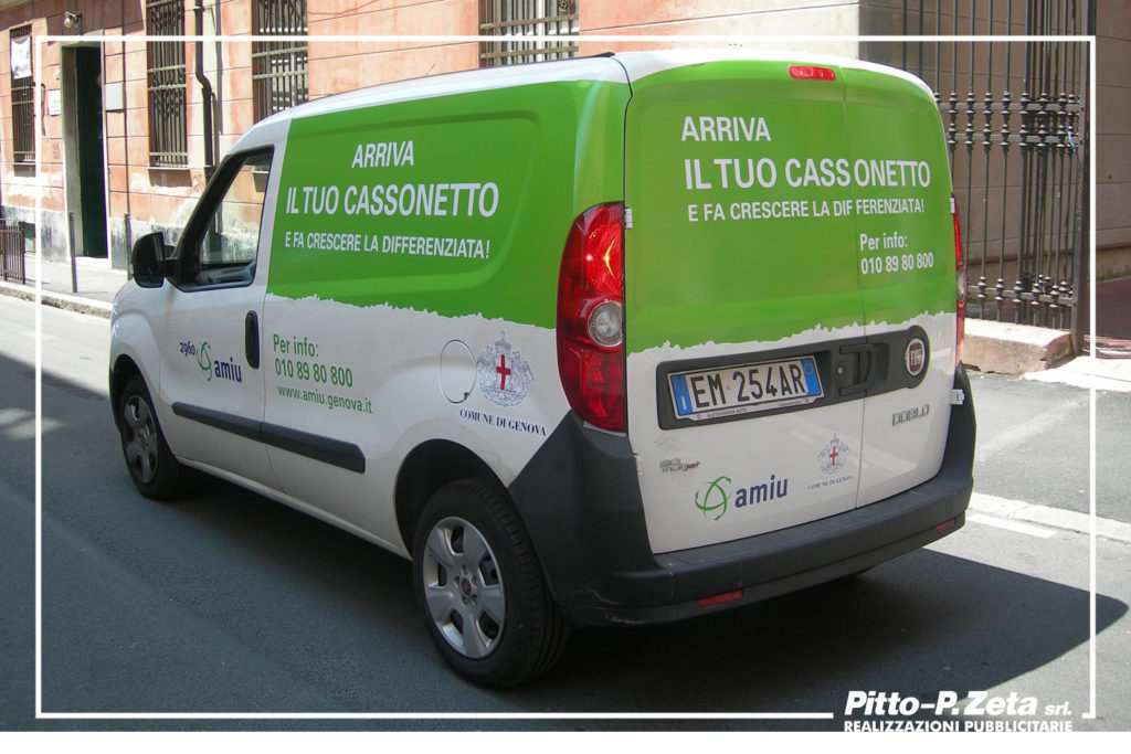 Amiu: allestimento furgone.