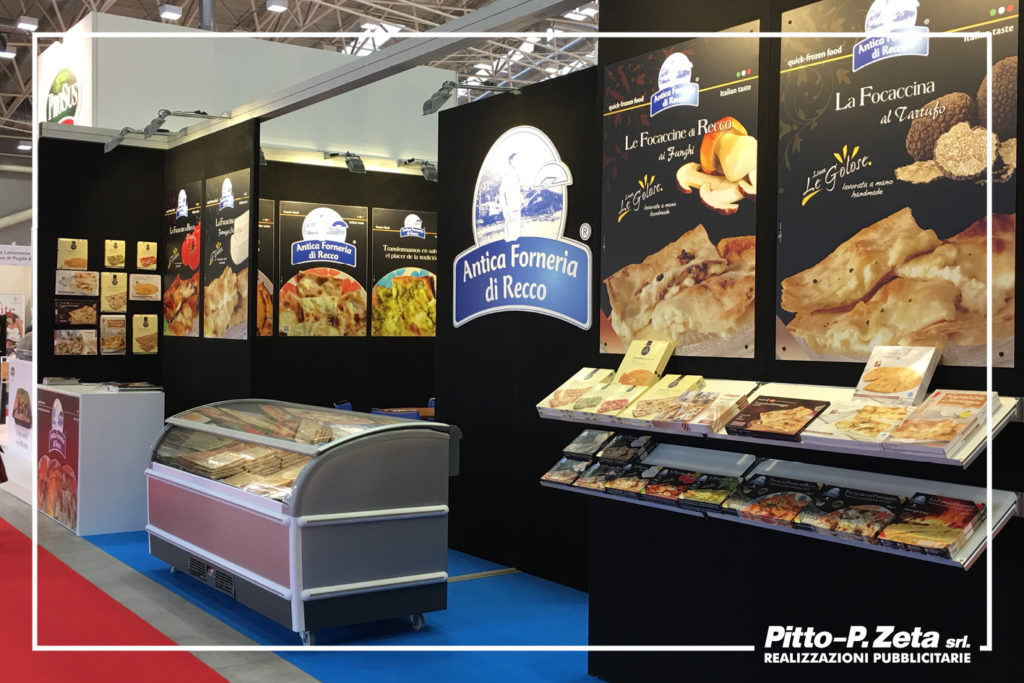 Antica Forneria: allestimento stand.