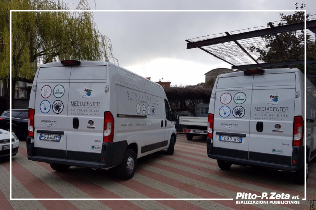 Mediacenter: allestimento furgoni.