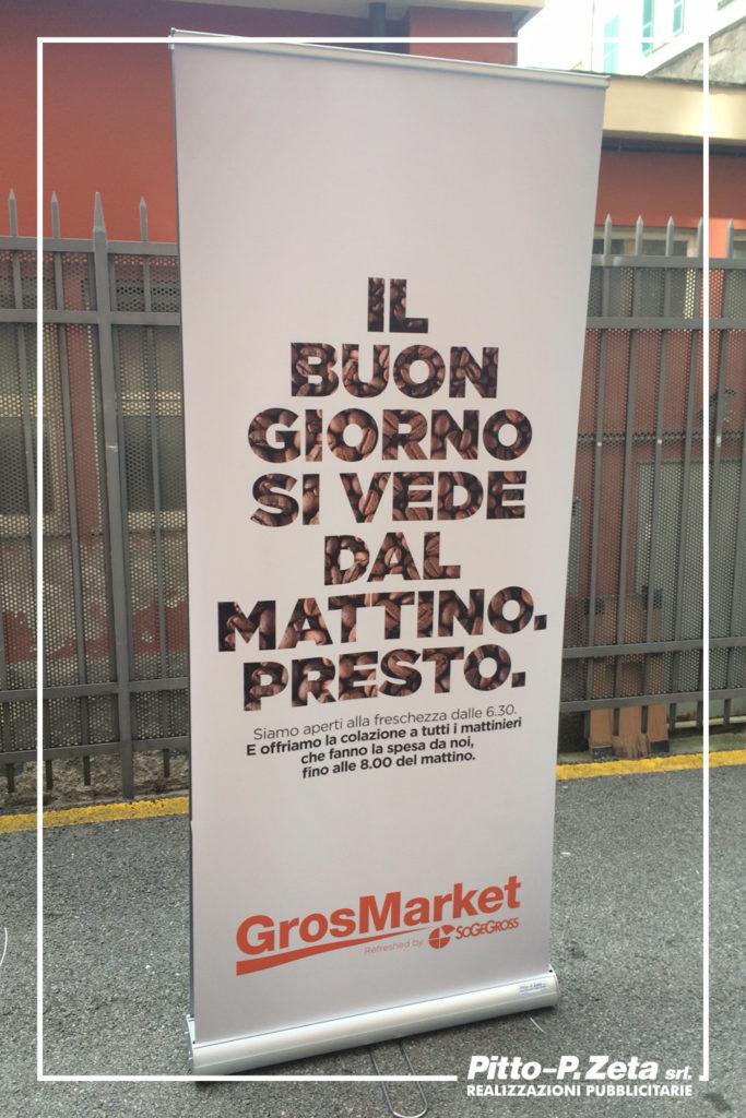 Rollup bifacciale